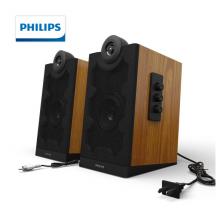 飛利浦 PHILIPS SPA5270W 無線藍(lán)牙電腦音響臺(tái)式手機(jī)筆記本家用2.0重低音炮木質(zhì)hifi多媒廳