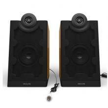 飛利浦 PHILIPS SPA5270W 無線藍(lán)牙電腦音響臺式手機(jī)筆記本家用2.0重低音炮木質(zhì)hifi多媒廳