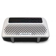 飛利浦(PHILIPS) SBM120 SLV 插卡音箱 便攜小音響 FM收音機(jī) 音樂MP3外響播放器  銀色