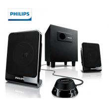 飛利浦（PHILIPS）SPA1312 電腦音箱 臺(tái)式筆記本音響低音炮家用2.1桌面音箱 重低音