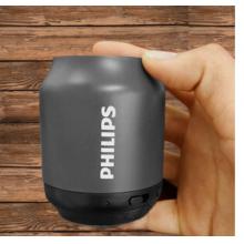 飛利浦(PHILIPS)BT25B 迷你無線藍牙小音箱 戶外便攜音箱 車載音響電腦音響 黑色 