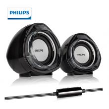 飛利浦 PHILIPS SPA311 音箱音響筆記本臺(tái)式電腦usb迷你多媒體線控小音箱
