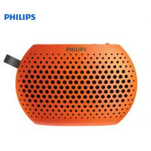 飛利浦(PHILIPS) SBM100 ORG 插卡音箱 口袋迷你便攜小音響 音樂MP3外響播放器 FM收音機(jī)老人聽?wèi)?橙色
