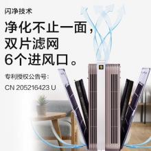 亞都（YADU）空氣凈化器 辦公室家用靜音 凈化器 除甲醛 除霧霾 KJ550F-S5Plus（UFCO分解技術(shù)）