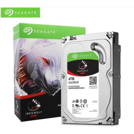 希捷(Seagate) NAS硬盤 4TB 64MB 5900轉 PMR CMR垂直磁記錄 網(wǎng)絡存儲 SATA 希捷酷狼IronWolf ST4000VN008