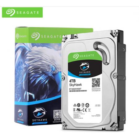希捷(Seagate)4TB 64MB 5900RPM 監(jiān)控級(jí)硬盤 SATA接口 希捷酷鷹SkyHawk系列(ST4000VX007)