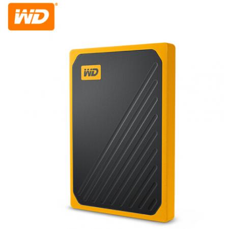 西部數(shù)據(jù)(WD)1TB USB3.0移動硬盤 固態(tài)(PSSD)My Passport Go琥珀色(堅固耐用 小巧便攜)WDBMCG0010BYT