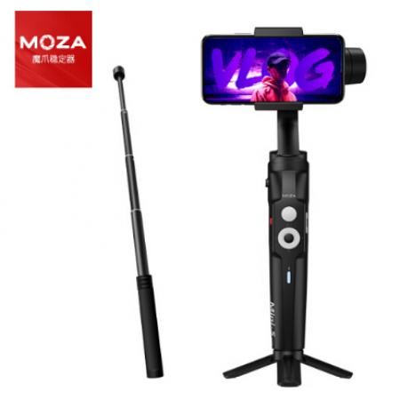 魔爪（MOZA）Mini-SE手機穩(wěn)定器 手持云臺三軸防抖vlog戶外直播 主機+延長桿