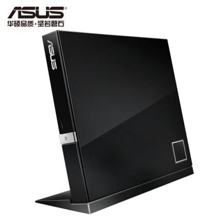 華碩(ASUS) 6倍速 USB2.0 外置藍(lán)光 光驅(qū)刻錄機(jī) 黑色(兼容蘋(píng)果系統(tǒng)/SBW-06D2X-U