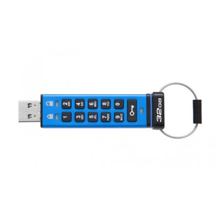  金士頓（Kingston）32GB USB3.1 U盤 DT2000 讀速135MB/s 256位AES硬件數(shù)字加密