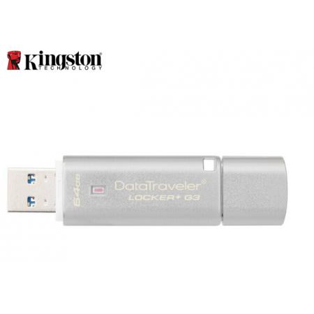 金士頓（Kingston）u盤USB3.0 DTLPG3硬件金屬加密U盤搭掛繩 64G 讀取135M/s 寫入40M/s