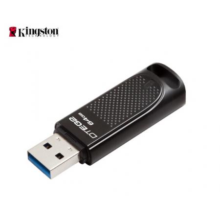 金士頓（Kingston）64GB USB3.1 U盤 DTEG2 讀速180MB/s 金屬外殼 高性能讀寫