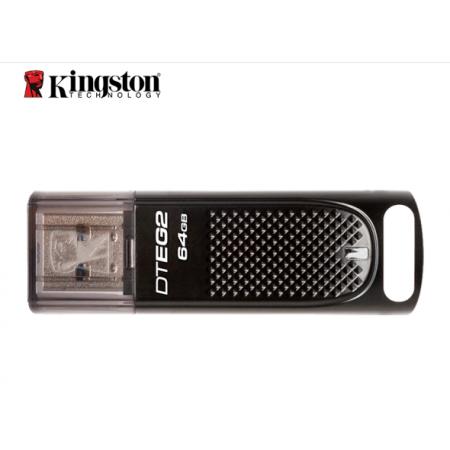 金士頓（Kingston）u盤(pán) USB3.1 DTEG2 系統(tǒng)投標(biāo)車載高速優(yōu)盤(pán) 金屬U盤(pán)64G
