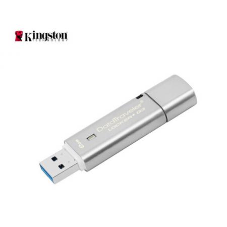 金士頓（Kingston）8G USB3.0 U盤 DTLPG3 256位AES硬件金屬加密