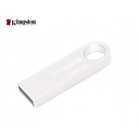 金士頓（Kingston）32GB U盤 DTSE9H 金屬 銀色 精巧時尚 穩(wěn)定可靠