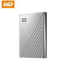 西部數(shù)據(jù)(WD)4TB Type-C移動硬盤My Passport Ultra for Mac 2.5英寸 銀色(密碼保護 自動備份)WDBPMV0040BSL