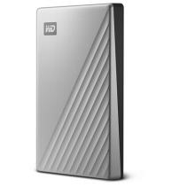 西部數(shù)據(jù)(WD)4TB Type-C移動硬盤My Passport Ultra for Mac 2.5英寸 銀色(密碼保護(hù) 自動備份)WDBPMV0040BSL