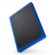 西部數(shù)據(jù)(WD)1TB USB3.0 移動硬盤 固態(tài)(PSSD)My Passport Go鈷藍色(堅固耐用 小巧便攜)WDBMCG0010BBT