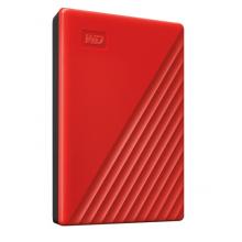  西部數(shù)據(jù)(WD)5TB USB3.0移動硬盤My Passport隨行版 2.5英寸 紅色(密碼保護(hù) 自動備份)WDBPKJ0050BRD