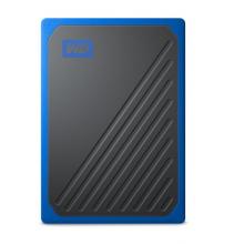 西部數(shù)據(jù)(WD)500GB USB3.0移動(dòng)硬盤 固態(tài)(PSSD)My Passport Go鈷藍(lán)色(堅(jiān)固耐用 小巧便攜)WDBMCG5000ABT