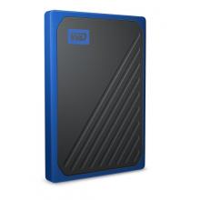 西部數(shù)據(jù)(WD)500GB USB3.0移動(dòng)硬盤 固態(tài)(PSSD)My Passport Go鈷藍(lán)色(堅(jiān)固耐用 小巧便攜)WDBMCG5000ABT