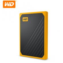 西部數據(WD)500GB USB3.0移動硬盤 固態(tài)(PSSD)My Passport Go琥珀色(堅固耐用 小巧便攜)WDBMCG5000AYT