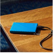  西部數(shù)據(jù)(WD)2TB USB3.0移動硬盤My Passport隨行版 2.5英寸 藍色