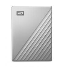 西部數(shù)據(jù)(WD)1TB Type-C移動硬盤My Passport Ultra2.5英寸 銀色(密碼保護(hù) 自動備份)WDBC3C0010BSL