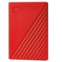 西部數據(WD)1TB USB3.0移動硬盤My Passport隨行版 2.5英寸 紅色(密碼保護 自動備份)WDBYVG0010BRD