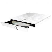 華碩(ASUS) 8倍速 USB2.0 外置DVD刻錄機 移動光驅(qū) 白色(兼容蘋果系統(tǒng)/SDRW-08D2S-U)