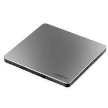 聯(lián)想（Lenovo）8倍速 鋁合金Type-C/USB外置光驅(qū) 外置DVD刻錄機(jī) 移動(dòng)光驅(qū) Windows/MAC系統(tǒng)/DB85（銀黑色）