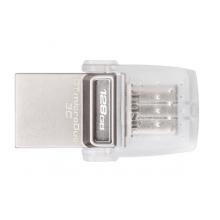 金士頓（Kingston）u盤(pán) USB3.1和Type-C雙接口DTDUO3C 安卓手機(jī)電腦優(yōu)盤(pán)兩用U盤(pán)128G