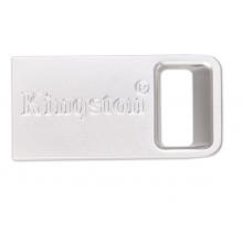金士頓（Kingston）128GB USB3.1 U盤 DTMC3 銀色金屬 讀速100MB/s 迷你型車載U盤 便攜環(huán)扣