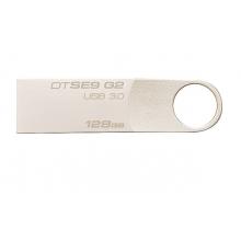 金士頓（Kingston）128GB USB3.0 U盤 DTSE9G2 銀色 金屬外殼 高速讀寫