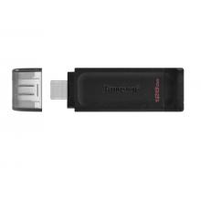 金士頓（Kingston）128GB USB3.2 Gen1 Type-C U盤 DT70 黑色