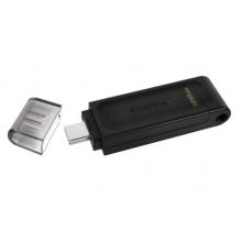 金士頓（Kingston）128GB USB3.2 Gen1 Type-C U盤 DT70 黑色