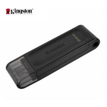 金士頓（Kingston）64GB USB3.2 Gen1 Type-C U盤 DT70 黑色