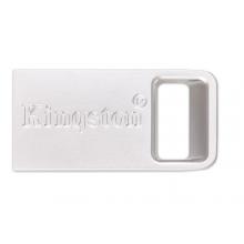 金士頓（Kingston）32GB USB3.1 U盤 DTMC3 銀色金屬 讀速100MB/s 迷你型車載U盤 便攜環(huán)扣