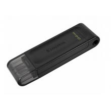 金士頓（Kingston）u盤USB3.2 手機Type-C單接口 DT70 高速閃存盤 64G