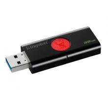 金士頓（Kingston）u盤 USB3.1 DT106系統(tǒng)投標(biāo)車載高速U盤優(yōu)盤 黑紅款 精英版 32G