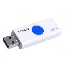 金士頓（Kingston）u盤 USB3.1 DT106系統(tǒng)投標(biāo)車載高速U盤優(yōu)盤 藍(lán)白款 青春版 32G