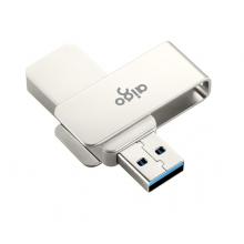愛國者（aigo）64GB USB3.0 U盤 U330金屬旋轉(zhuǎn)系列 銀色 快速傳輸 出色出眾