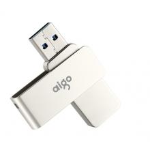 愛國者（aigo）64GB USB3.0 U盤 U330金屬旋轉(zhuǎn)系列 銀色 快速傳輸 出色出眾