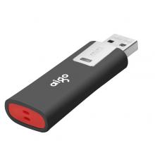 愛國者（aigo）8GB USB2.0 U盤 L8202寫保護(hù) 黑色 防病毒入侵 防誤刪