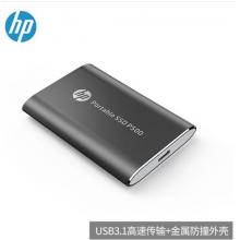 惠普（hp）P500系列 移動SSD 固態(tài)硬盤 PSSD USB3.1 Type-c移動固態(tài)硬盤 黑色 500-512G