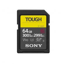 索尼（SONY）SF-G64T/T1 SF-G 系列64g TOUGH規(guī)格SD卡讀取300MB/S寫(xiě)入299MB/S