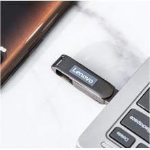 聯(lián)想（Lenovo）64GB Type-C USB3.1 手機U盤 X3C 深空黑 全金屬 雙接口旋轉(zhuǎn) 高速讀寫手機電腦兩用優(yōu)盤
