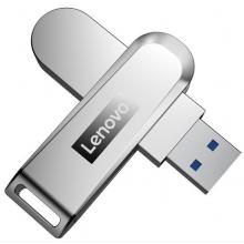 聯(lián)想（Lenovo）64GB USB3.0（USB3.1 Gen1) U盤 X3 香檳銀 全金屬電腦車載高速優(yōu)盤 360度旋轉(zhuǎn)