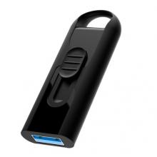 朗科（Netac） USB3.0 U盤U309 曜石推拉式高速閃存盤 加密U盤 黑色 16GB