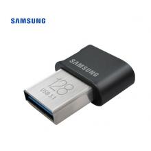 三星（SAMSUNG）128GB USB3.1 U盤 FIT升級(jí)版+ 黑色 讀速300MB/s高速車載迷你（Gen 1）